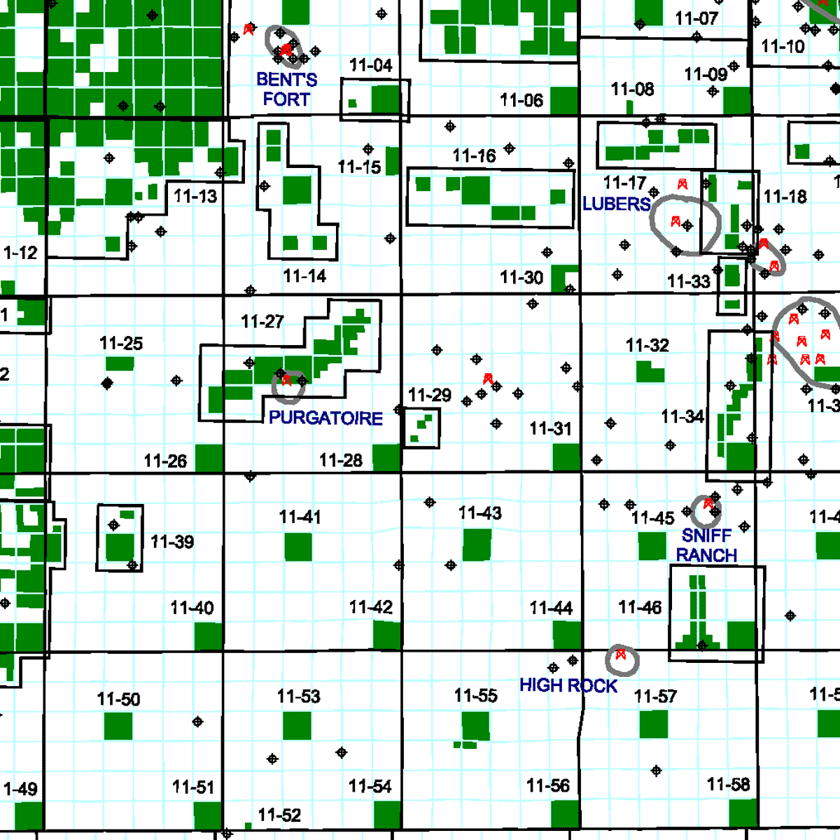OF-02-11 Evaluation of Mineral and Mineral Fuel Potential of Bent County State Mineral Lands Administered by the Colorado State Land Board (detail)