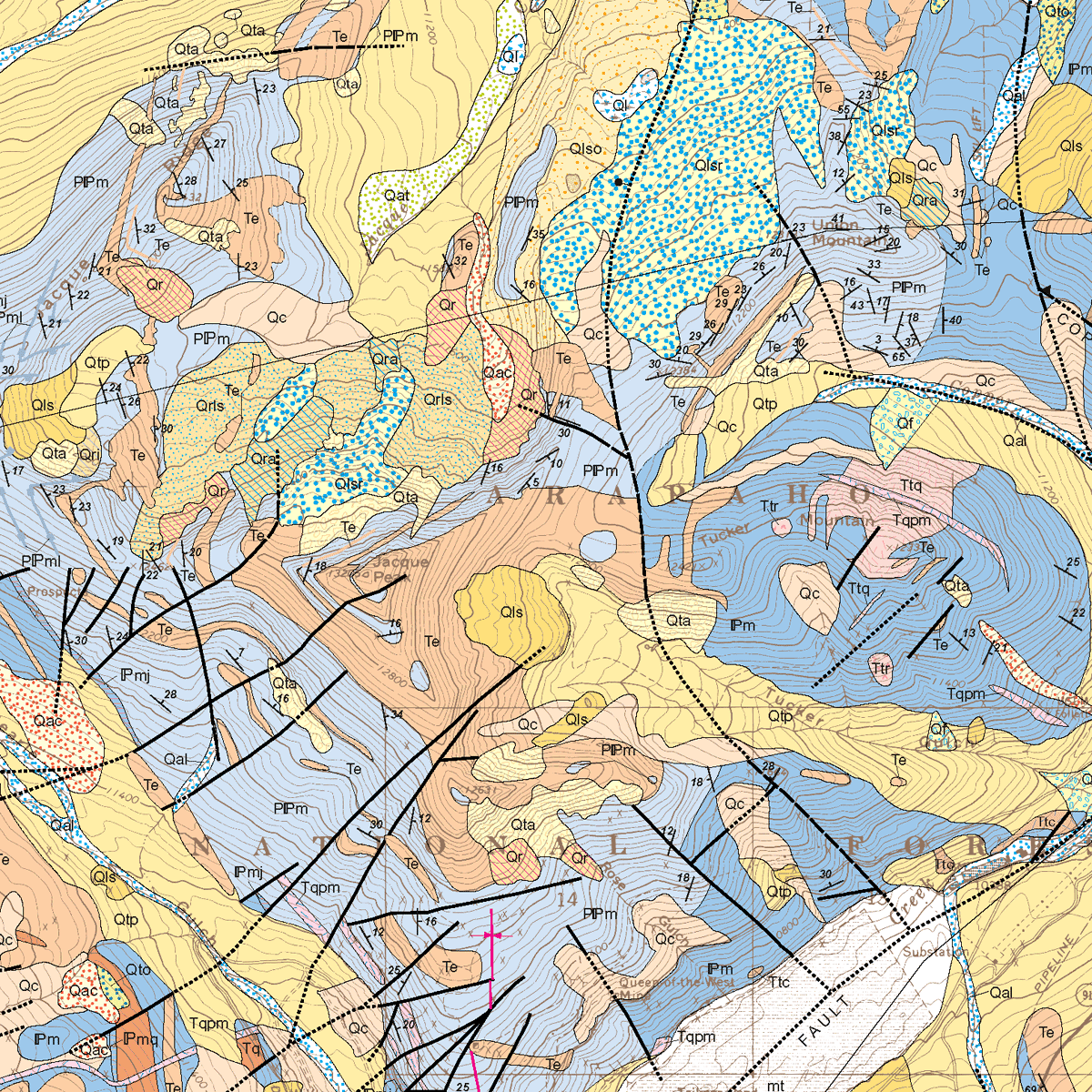 OF-03-20 Geologic Map of the Copper Mountain Quadrangle