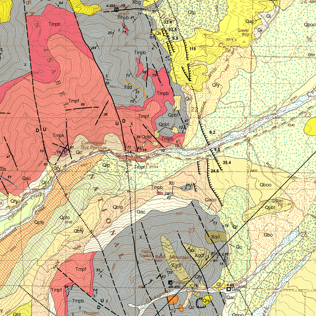 OF-05-08 Geologic Map of the Buena Vista West Quadrangle